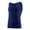Navy, variant on Men's Seamless Shapewear Tank Top, Slimming Waist & Chest Compression Vest, Solid Color Sleeveless Undershirt For Body Shaping Beige L