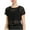 Black, variant on T Shirts for Women Casual Tops Sheer Mesh Fishnet Crop Short Sleeve Net Tee Shirt Top