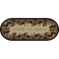 thumbnail image 1 of Mayberry Rug AD3823 2X5OV Tapis Ovale de Destination Américaine Mont le Conte 2 Pi. 2 Po. x 5 Pi. 3 Po., Multicolore, 1 of 1