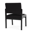 thumbnail image 3 of Pemberly Row Modern Fabric Reception Armless Guest Chair in Black, 3 of 5