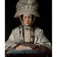 thumbnail image 3 of Tilly Kettle 20x23 Black Modern Framed Museum Art Print Titled - Portrait of Anne Howard-Vyse (1780), 3 of 5