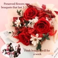 thumbnail image 2 of Ramo de Rosas Rojas Preservadas TYL&TYS 34 cm que Duran 3-5 Años, 2 of 7