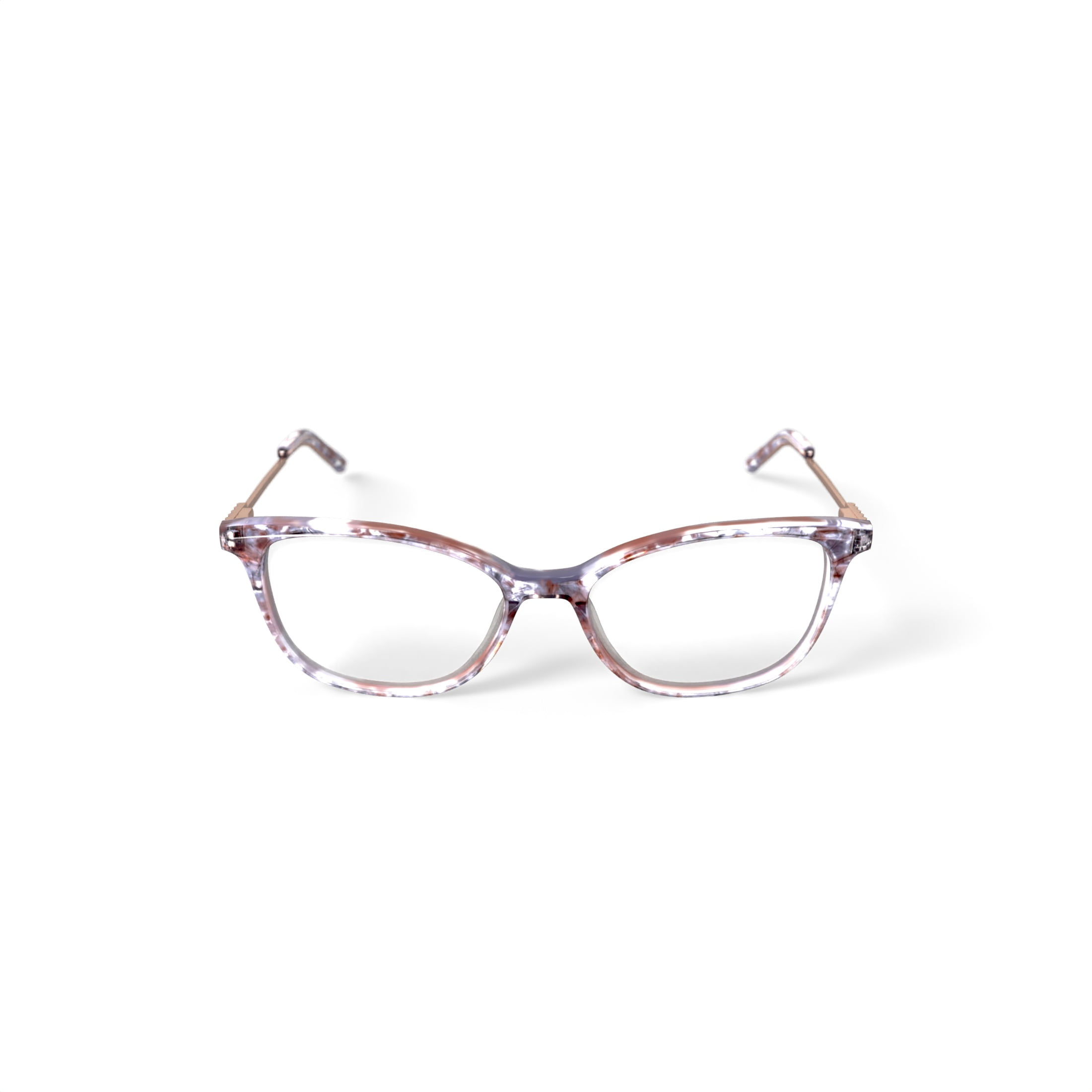 Walmart Women's MC007 Kami Square Prescription Eyeglasses with Case, Multicolor
