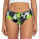 thumbnail image 1 of Balery Football Ropa Interior de Algodón para Mujer con Dibujo – Braguitas Cómodas y Elásticas, Estilo Clásico-4X-Large, 1 of 6