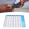 thumbnail image 1 of Hoja De Aprendizaje De Acordes De Ukelele Diseño Laminado Adecuado Para Principiantes Y Jugadores Avanzados Póster De Tabla De Acordes De Ukelele Guía De Aprendizaje Musical, 1 of 7
