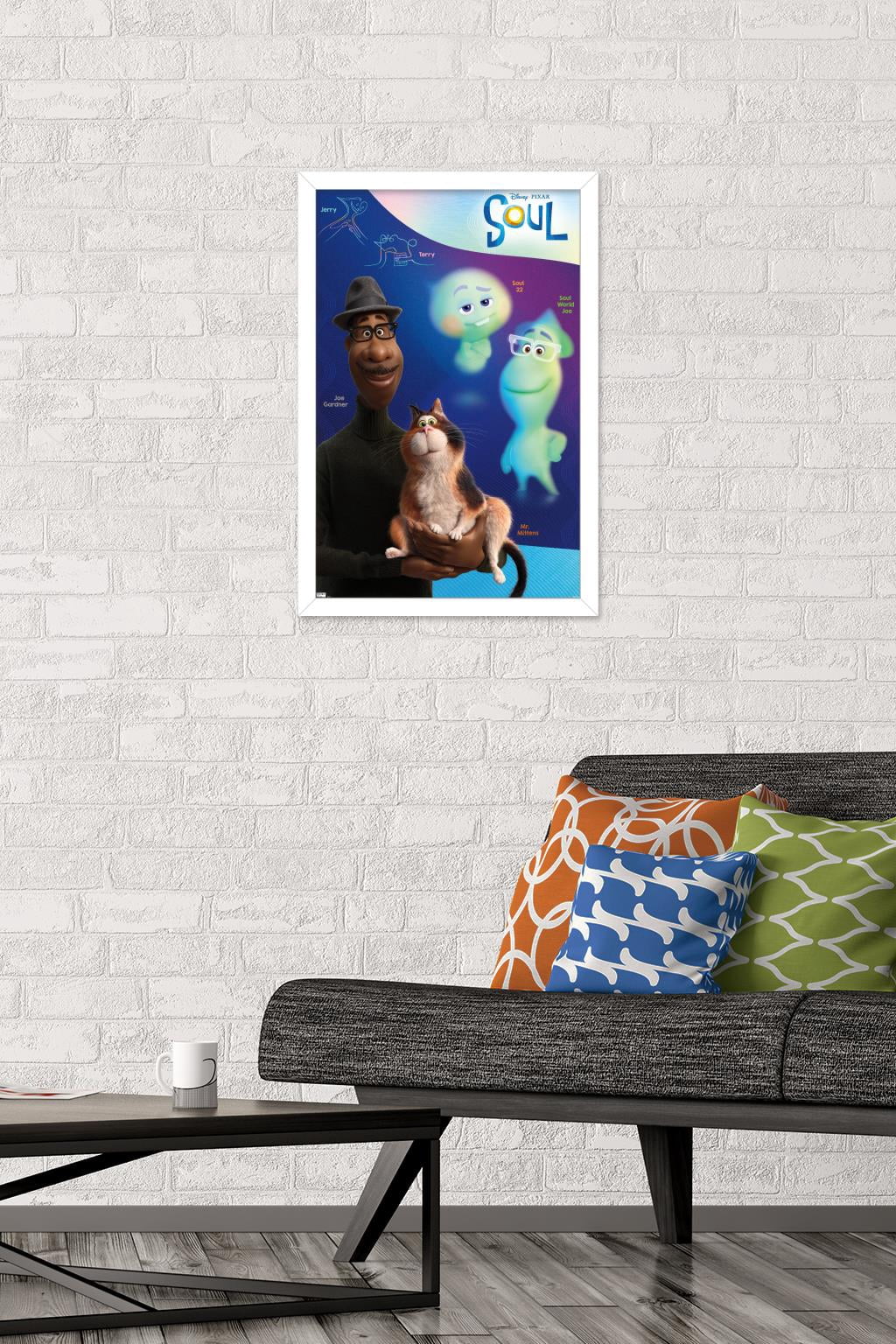 Disney Pixar Soul - Group Wall Poster, 14.725" x 22.375", Framed