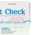 thumbnail image 6 of Stock Your Home Green Guest Check Books for Servers, 5 Pack, 6 of 7