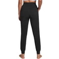 thumbnail image 2 of FEDTOSING Women's Sweatpants Cotton Jogger Female Drawstring with Pockets Black,up to 2XL, 2 of 6