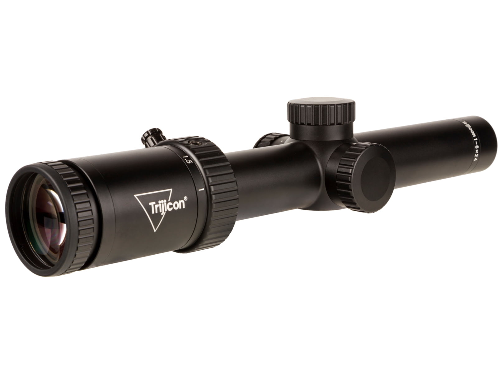 Trijicon Credo HX CRHX624 1-6x24mm Rifle Scope, 30 mm Tube, Second Focal Plane, Black, Green BDC Hunter .308 Reticle, MOA Adjustment, 2900017