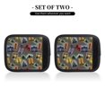 thumbnail image 3 of 2 fundas para asas de equipaje - Etiquetas identificadoras con estampado de Stamp Worlds para maletas, fundas para asas de equipaje, accesorios esenciales de viaje para equipaje de avión., 3 of 6