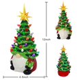 thumbnail image 2 of Decoraciones navideñas BHLUUIYER Gnomes, árbol de cerámica de 12 pulgadas, 2 of 7