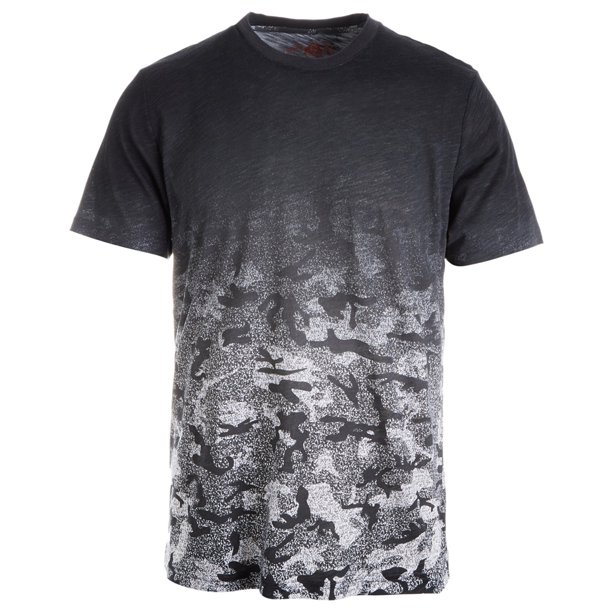 Camiseta básica de camuflaje American Rag para hombre color negro pequeña