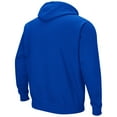 thumbnail image 3 of Men's Colosseum Royal Louisiana Tech Bulldogs Arch and Logo Pullover Hoodie, 3 of 3