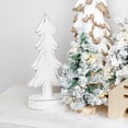 thumbnail image 3 of Árboles de Navidad AuldHome madera JUEGO de 2 blanco envejecido, 3 of 9
