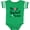 Football Green and White, variant on Inktastic My 1st Baseball Season Girls Baby Bodysuit