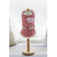 thumbnail image 4 of Cachorro De Gato Perro Mascota Chaleco Suave Ropa Linda Ropa De Abrigo Chaqueta Con Capucha L Color De Rosa Sunnimix Ropa para perros, 4 of 5