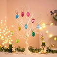 thumbnail image 6 of 12 Pcs Easter Eggs Hanging Ornaments Colorful Easter Egg Decorations for Easter Tree Plastic Ornaments for Craft Easter Basket Stuffers Party Favors Supplies Home Decor Spring Easter Decorations A, 6 of 9
