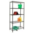 thumbnail image 2 of Honey-Can-Do 5-Tier Heavy-Duty Adjustable Shelving Unit With 350-lb Shelf Capacity, Black,Shelves & Shelf Units Black,Steel, 2 of 10