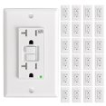thumbnail image 1 of GFCI Outlet Amico, 20 A, 125 V, 24 unidades, resistente a la intemperie, color blanco, 1 of 8