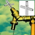 thumbnail image 7 of Dreamhall 1Pc Water Key 4 Way Sillcock Key Fits Sillcock, Stopcock and Valves,4 Wrench Sizes Sillcock Water key, Spigot Handle Replacement Silver, 7 of 7