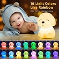 Night Light for Kids Lamp 16 Colors and Soft Silicone Kids Night
