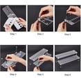 thumbnail image 4 of 1 set 2-Tier Transparent Screwdriver Organizer Holder Rack Hand Tools Storage Stand Risers Clear Finish Product: 30x14x10cm, 4 of 5