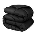 thumbnail image 2 of Superior Reversible Down Alternative Comforter, Twin/Twin XL, Black, 2 of 11