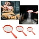thumbnail image 2 of Colador de malla de plástico ZJDOAK con asa, colador de malla fina de doble oreja para alimentos, tamiz de harina para hornear, colador de cocina, colador de té, jugo y pasta., 2 of 7