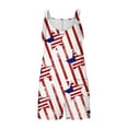 thumbnail image 4 of Virmaxy Womens USA Star Stripes 4th of July Jumpsuit Shorts Independence Day Graphic Shorts Overalls Summer Comfortable Casual Suspender Printing Shorts Pocket Jumpsuit Shorts Multicolor-O XL, 4 of 5