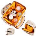 thumbnail image 6 of Wrangler Callie 3-Piece Diaper Bag Backpack Set with Pacifier Case and Bottle Bag, Tan, 6 of 8