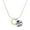 Gold, variant on Gold-tone Hammered Karma Circle - Silvertone Senior Class of 2026 Dome Necklace, 18"