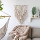 thumbnail image 2 of Tapiz colgante de pared de macramé grande para dormitorio chica adolescente, decoración de pared bohemia colgante tejido a mano borla larga decoración de sala de estar, 2 of 5