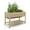 Wood color, variant on Huisuilinss Raised Garden Bed With Legs,Elevated Planter Box With Wheels,Storage Shelf,Standing Elevated Wood Planter,Elevated Garden Bed For Plants Vegetables Flowers Fruits For Backyard Patio