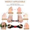 thumbnail image 2 of 1 unidad de separador elástico de dedos, corrector de juanetes y hallux valgus, alivia el dolor de pies, correa elástica para los dedos, 2 of 7