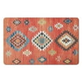 thumbnail image 1 of Stylish 20x32 Boho Bathroom Rug - Non-Slip Aztec Bath Mat, Soft Absorbent Carpet Runner - Perfect for Bathroom, Shower, Kitchen, Entryway, Western Style, 1 of 5