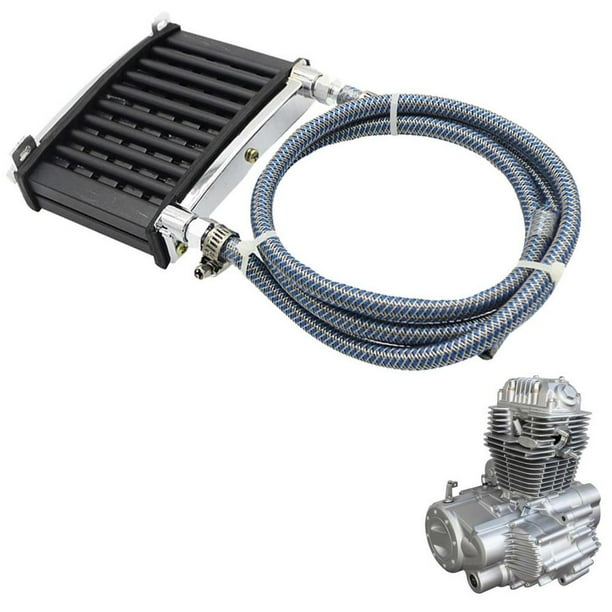 Ksruee Oil Cooler Fan Motorcycle Oil Cooling Fan Universal Upgrade