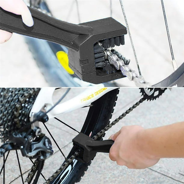 1 Piece Bicycle and Motorcycle Chain Brush Bike Chain Cleaning 3