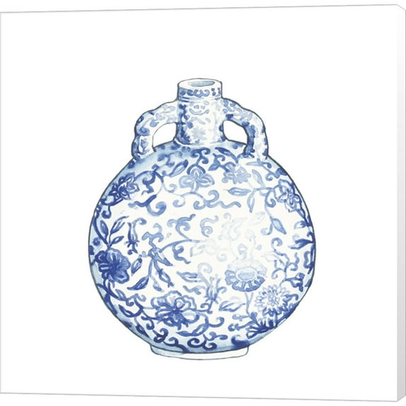 Ginger Jar IV on White by Wild Apple Portfolio, Canvas Wall Art, 24W x 24H