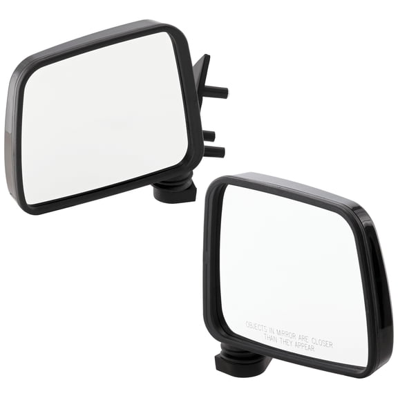 Garage-Pro Driver & Passenger Side Manual Adjust Mirrors for Nissan Frontier 1998-2004 Paintable