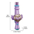 thumbnail image 2 of Purple Wand Rechargeable Bubble Machine With Led Lights Automatic Portable Mist Bubble Blower For Kids Outdoor Party Interactive Play Purple, 2 of 7