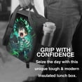 thumbnail image 5 of Anime Style Insulated Lunch Bag, Reusable Thermal Lunch Box Tote with Shoulder Strap for Work Office Travel Picnic, 5 of 6