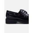 thumbnail image 3 of No Boundaries Men's Faux Leather Chunky Boater Shoes, 3 of 6