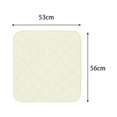 thumbnail image 3 of fastboy Coussins Réutilisables pour Fauteuils Roulants Protection Douce pour Sièges Scooters Aînés Beige 56x53cm 1Set, 3 of 6