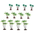 thumbnail image 4 of 12 piezas de palmeras en miniatura de simulación realista, modelo de cocotero, decoración de micro paisaje, 4 of 5