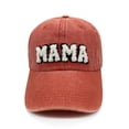 thumbnail image 6 of Mama Hat for Women, Gifts for Mom, New Mom, Mom to Be, Adjustable Washed Distressed Baseball Cap, 6 of 7
