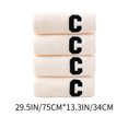 thumbnail image 3 of Danhjin Rideau de Douche Serviette 4 Pcs Bordure Europe et États-Unis Commerce Extérieur Serviette Absorbante pour Visage Sec, 3 of 6