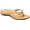 Gold Cork Leather, variant on Vionic Women's Bella Toe Post Sandal Black - 10000435001