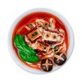 thumbnail image 1 of Imán para nevera, realista, 3D, para ramen, de resina, 6 x 6 cm, 1 kg, 1 of 2