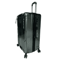 thumbnail image 2 of TRAVLR Valise Rigide Moyenne à Imprimé Texturé (25 Pouces) Extensible, Anti-Rayures, Huit Roues Silencieuses et Serrure TSA - Vert Foncé, 2 of 5