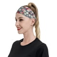 thumbnail image 6 of Yiaed Daisies Flowers Print Sports Headbands,Moisture Wicking Workout Headband, Sweatband Headbands for Running,Cycling for Women and Men, 6 of 8
